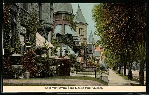 AK Chicago, IL, Lake View Avenue and Lincoln Park