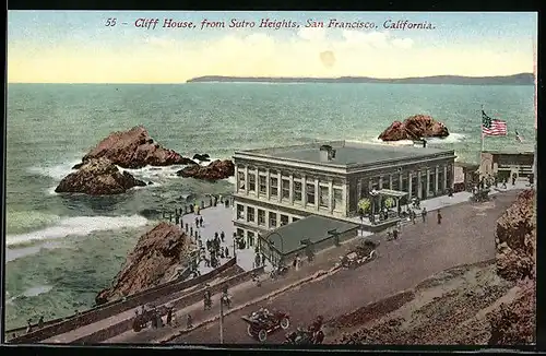 AK San Francisco, CA, Cliff House, from Sutro Heights