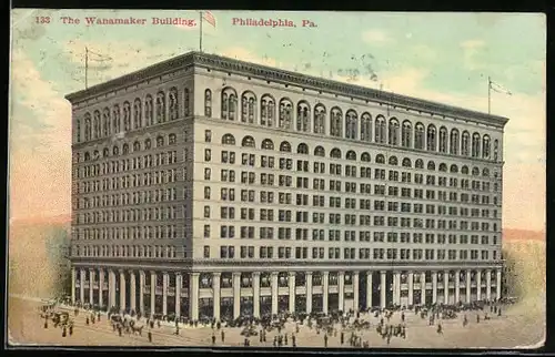 AK Philadelphia, PA, The Wanamaker Building