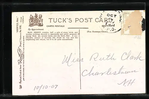 AK Greenfield, MA, Main Street