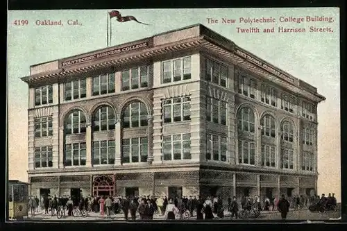 AK Oakland, CA, The New Polytechnic College Building, Twelfth and Harrison Streets