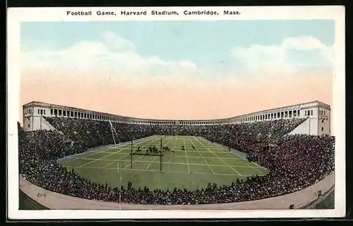 AK Cambridge, MA, Harvard Stadium, Football Game, Stadion
