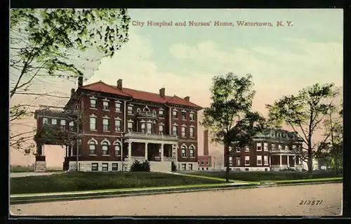 AK Watertown, NY, City Hospital and Nurses` Home
