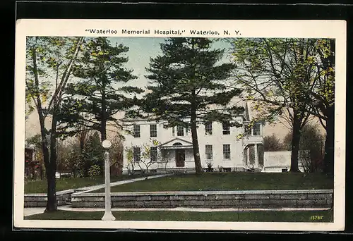 AK Waterloo, NY, Waterloot Memorial Hospital