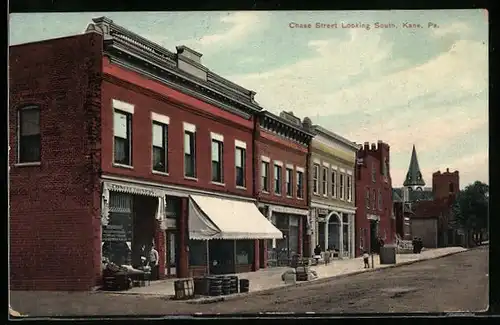 AK Kane, PA, Chase Street looking South