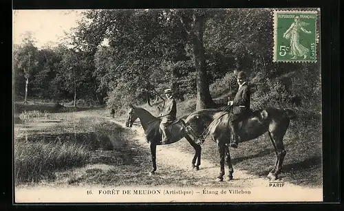 AK Foret de Meudon (Artistique), Etang de Villebon