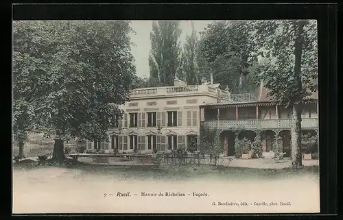 AK Rueil, Manoir de Richelieu, Facade