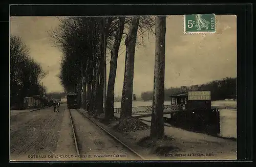 AK Saint-Cloud, Coteaux de St-Cloud, Quai du Président Carnot