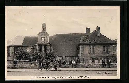 AK Sévres, Eglise St Romain