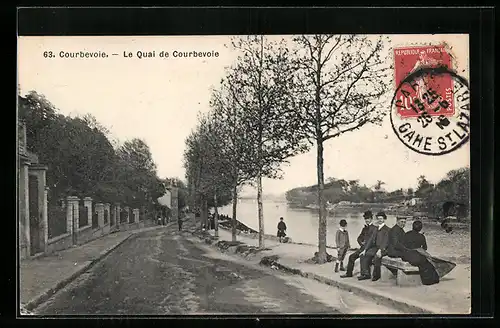 AK Courbevoie, Le Quai de Courbevoie