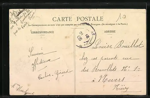 AK Courbevoie, La Route du Havre