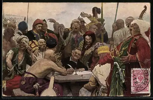 AK Kosacken beim Vertragsbeschluss