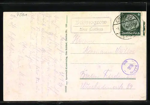 AK Spreewälder Paare beim Tanz