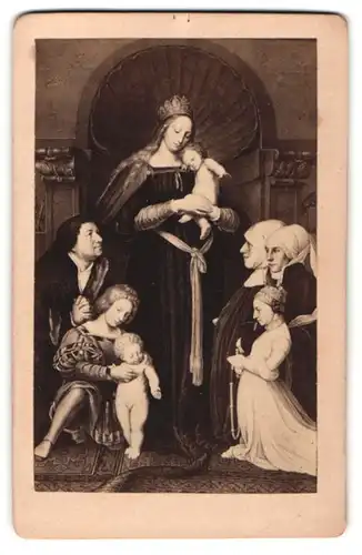 Fotografie Holbein, Nr. 115, Madonna, Maria mit Jesuskind