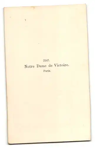 Fotografie Paris, Nr. 2147, Notre Dame de Victoire