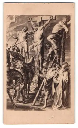 Fotografie Rubens, Nr. 148, Christus am Kreuz