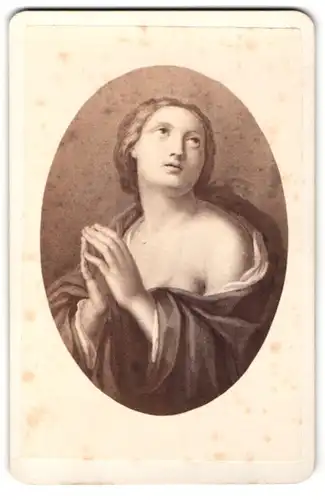 Fotografie Edmond Behles, Rome, Maria - Portrait von Guido Reni