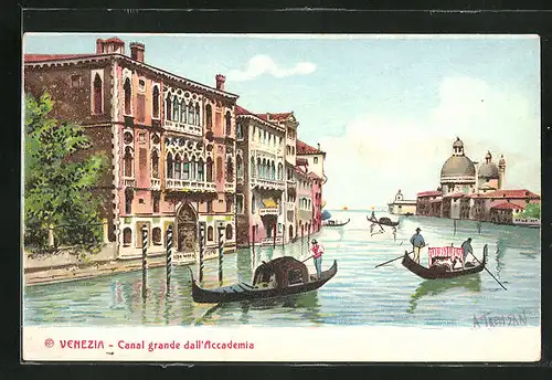 AK Venezia, Canal grande dall` Accademia