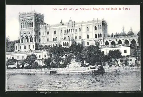 AK Isola di Garda, Plazzo del principe Scipione Borghese