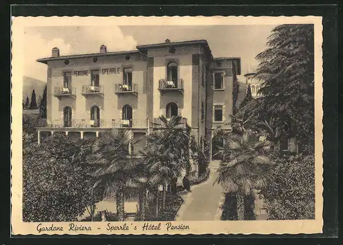 AK Gardone Riviera, Sperrle's Hotel Pension