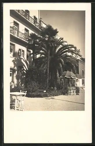 AK Gardone, Grandhotel, Teilansicht