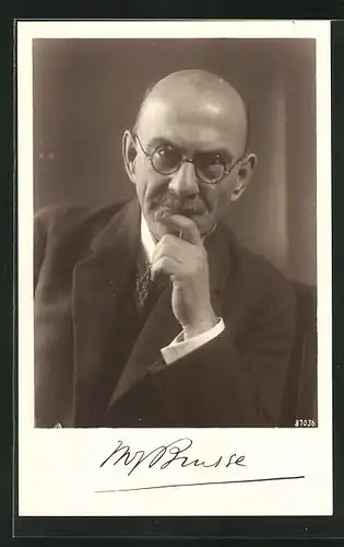 AK Porträt des Dichters M.J. Brusse