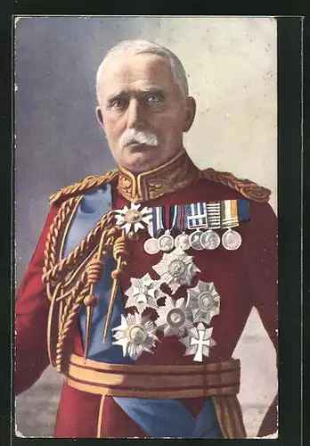 AK Le General Sir John French in Uniform mit Abzeichen