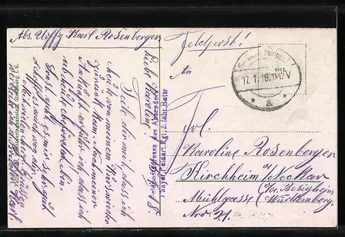 AK Elsässerinnen in Tracht