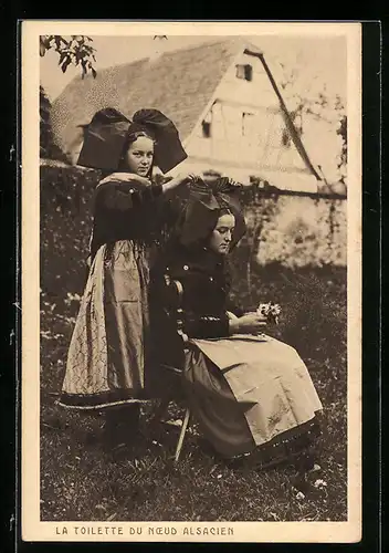AK La Toilette du Noeud Alsacien