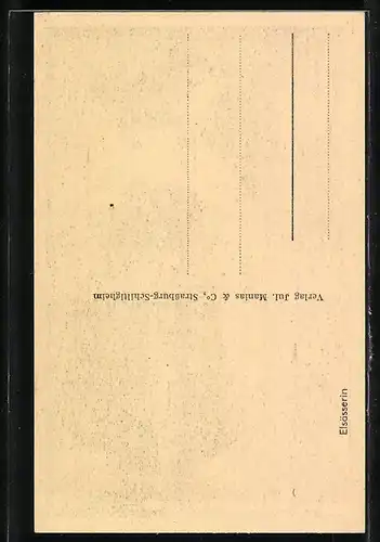 AK Elsässerin in Tracht beim Tanz