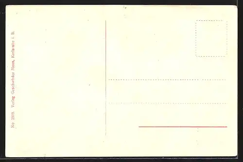 AK Karlsruhe, Panorama von der Bernharduskirche, Strassenbahnen