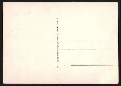 AK Hamburg, Mönckebergstrasse mit Rathaus, Strassenbahn