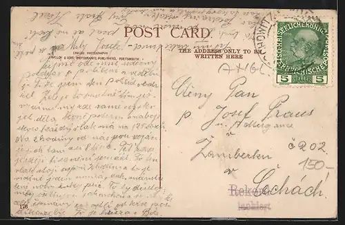 AK Bournemouth, The Square, Strassenbahn