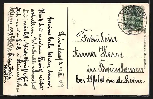 AK Düsseldorf, Strassenbahn in der Schadowstrasse