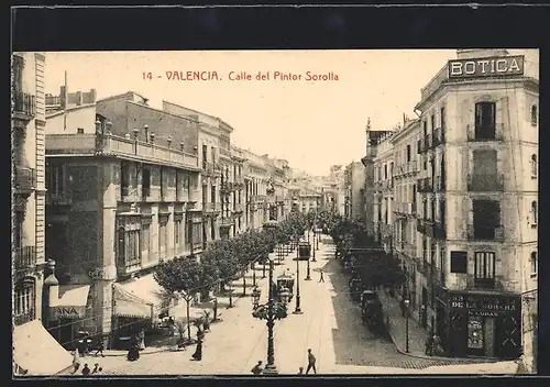 AK Valencia, Calle del Pintor Sorolla