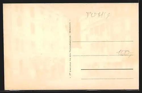 AK Tunis, Avenue Jules Ferry et le Tram de la Marsa, Strassenbahn