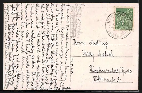 AK Karlsruhe, Marktplatz mit Pyramide und Strassenbahn