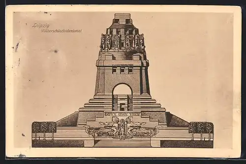 AK Leipzig, Das Völkerschlachtdenkmal