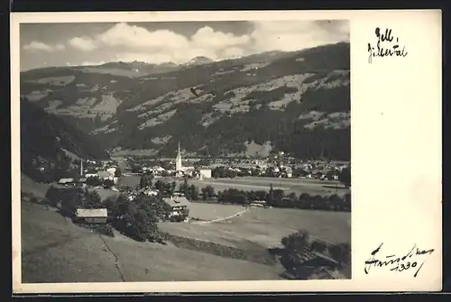 Foto-AK Hans Hruschka Nr. 1330: Zell, Blick auf den Ort