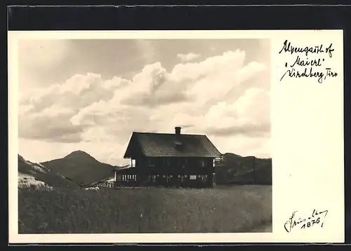 Foto-AK Hans Hruschka Nr. 1876: Kirchberg, Alpengasthof Maichl