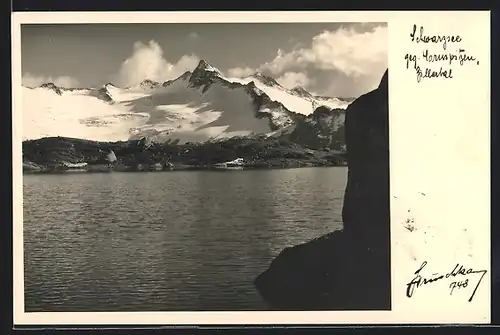 Foto-AK Hans Hruschka Nr. 748: Schwarzsee im Zillertal