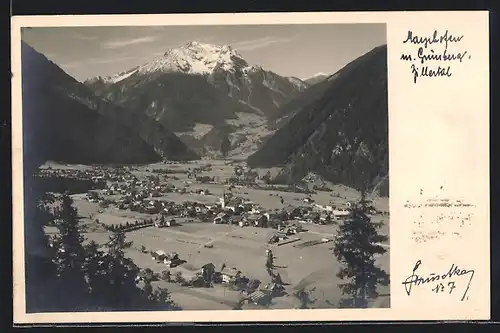 Foto-AK Hans Hruschka Nr. 64240: Mayrhofen, Panorama