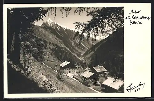 AK Brandberg im Zillertal, Ortsansicht