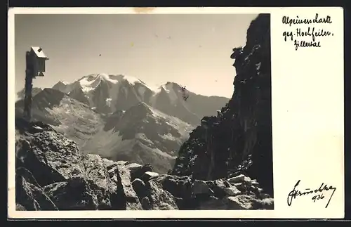 Foto-AK Hans Hruschka Nr. 936: Hochfeiler im Zillertal