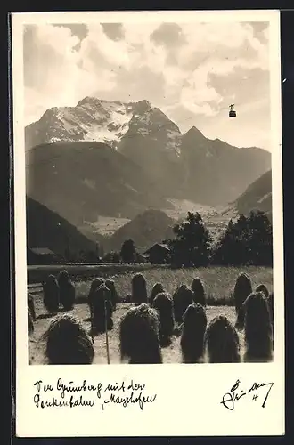 Foto-AK Hans Hruschka Nr. 4: Der Grünberg mit der Penkenbahn