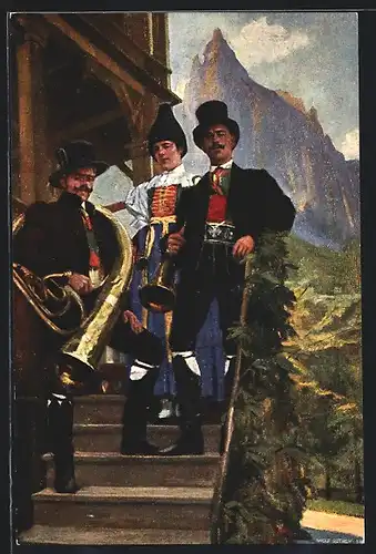 AK Musikkapelle in Seis, italienische Tracht