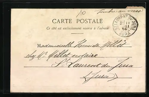 AK Levignac, Vue generale, Allées Damour