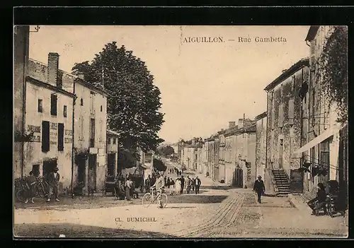 AK Aiguillon, Rue Gambetta