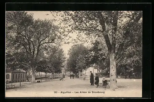 AK Aiguillon, Les Allées de Strasbourg