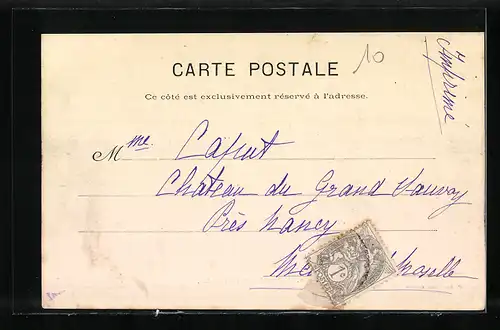 AK Bapeaume bei Nérac, Ortspartie am Flussufer